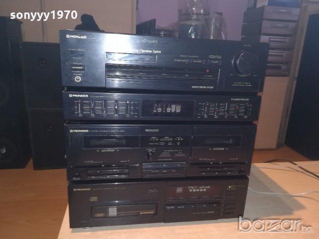 pioneer xd-z64m made in japan 240w-внос англия, снимка 4 - Ресийвъри, усилватели, смесителни пултове - 20402431