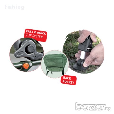  Стол Carp Zoom Heavy Duty 150+ Armchair, снимка 3 - Къмпинг мебели - 17387739