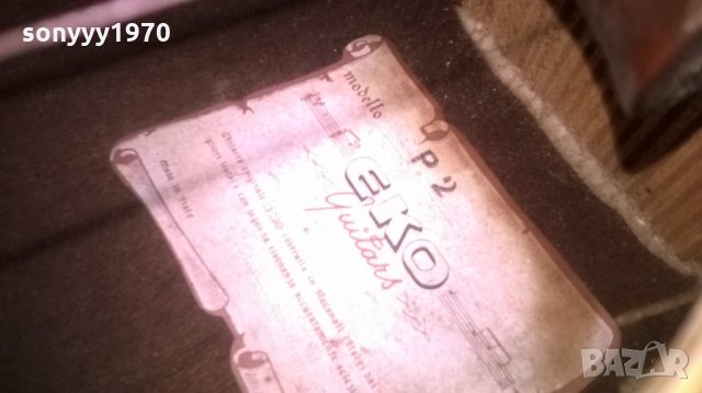 eKo model p-2 guitar-made in italy-внос швеицария, снимка 4 - Китари - 22457555