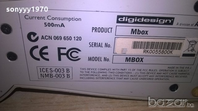 focusrite-digidesign focusrite mbox/avid-внос швеицария, снимка 12 - Ресийвъри, усилватели, смесителни пултове - 19603057