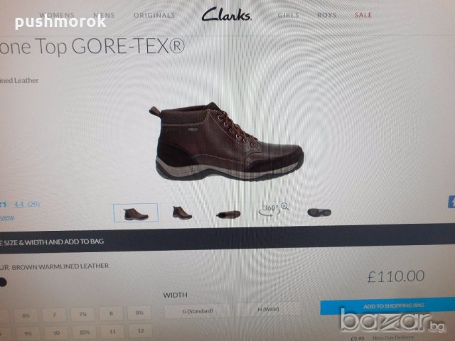Clarks Baystone Top GORE-TEX, снимка 12 - Мъжки боти - 20106229