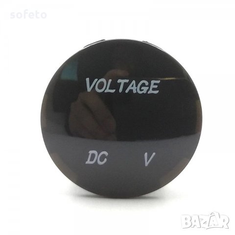 ВОДОУСТОЙЧИВ Уникален Волтметър СИН 6-30в LED акумулатор мултицет волтмер, снимка 2 - Части - 25174426