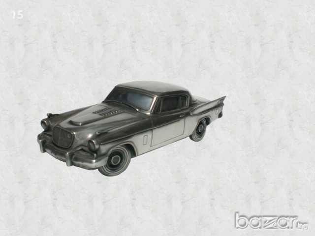 Модел автомобил Studebaker Silver Hawk, снимка 4 - Статуетки - 11752437