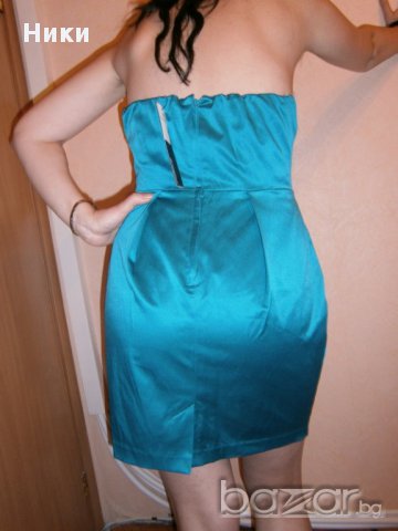 Нова елегантна тюркоазена рокля "Atmosphere" - размер 40,UK 12, снимка 3 - Рокли - 11185738