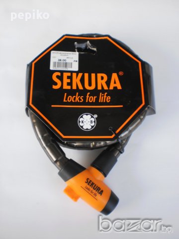 Продавам колела внос от Германия заключващо устройство,катинар за велосипед SEKURA Locks for life , снимка 3 - Аксесоари за велосипеди - 16866959