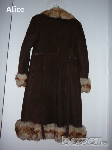 Дамски кожух - естествена овча кожа - размер М, снимка 8 - Палта, манта - 8722697