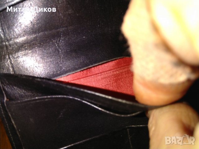 Портфейл Лесоимпекс от соца -естествена кожа, снимка 6 - Портфейли, портмонета - 24750372