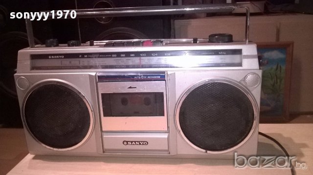  sanyo m9800l-japan-ретро касетофон-внос швеицария, снимка 5 - Радиокасетофони, транзистори - 16344767