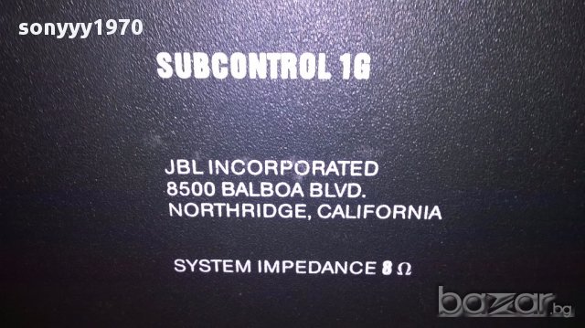 Jbl subcontrol 1g-usa-subwoofer-пасивен-55/30/26см-внос швеицария, снимка 11 - Тонколони - 13787766