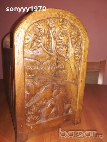 ретро колекция с дърворезба-40х38х20см-внос швеицария, снимка 8 - Колекции - 20936724