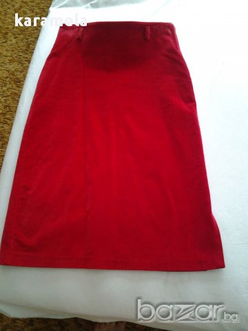 страхотна наситено червена елегантна пола, снимка 7 - Поли - 8777209