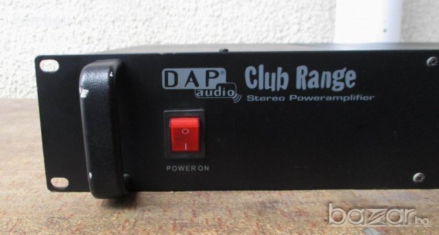 ★ █▬█ █ ▀█▀ ★ DAP AUDIO – CLUB 500 – Мощно – 2X170W/4OMA, 2X120W/8OMA., снимка 2 - Ресийвъри, усилватели, смесителни пултове - 21239483