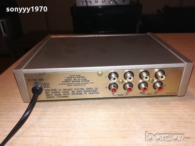 realistic 42-2108 stereo reverb system-внос франция, снимка 12 - Ресийвъри, усилватели, смесителни пултове - 20759340
