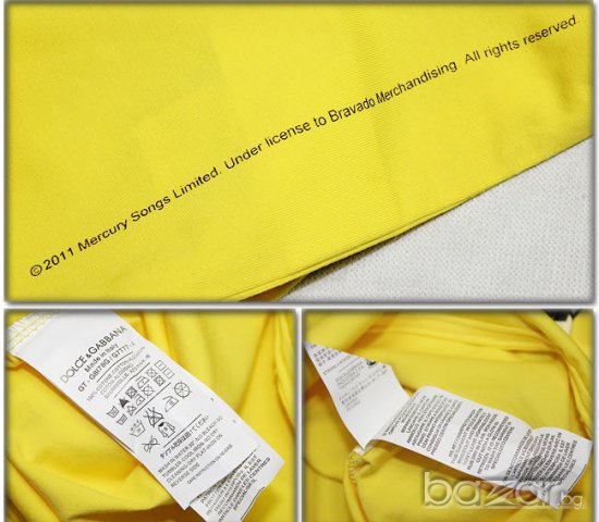 D&G Dolce and Gabbana Freddie Mercury Мъжка Тениска size 46 (S), снимка 7 - Тениски - 7073912