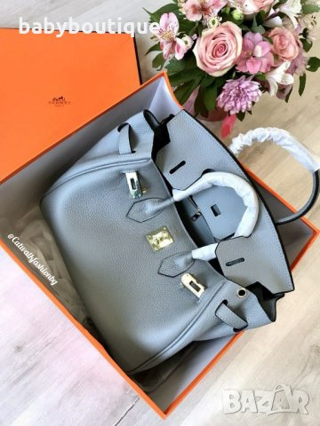 Hermes Birkin blue 30, снимка 2 - Чанти - 22009436