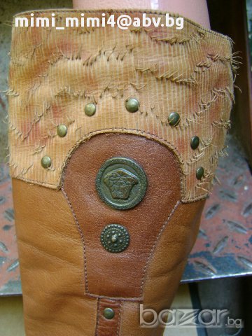 ботуши-естествена кожа, снимка 2 - Дамски ботуши - 8343963