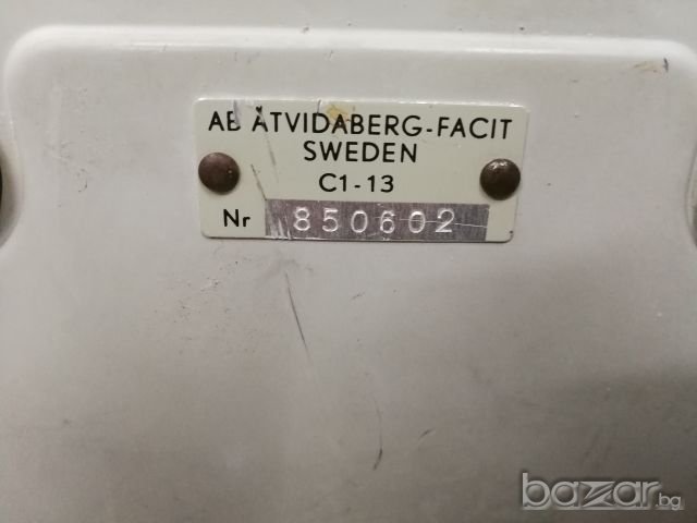 Стар калкулатор Facit, снимка 7 - Антикварни и старинни предмети - 20894965