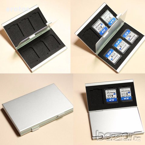 Държач за капачка на обектив и Кутийки за карти памет, снимка 8 - Чанти, стативи, аксесоари - 16958351