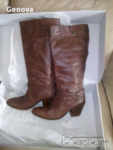 Дамски високи ботуши 100% естествена кожа! Нови! Номер 40 , снимка 6 - Дамски ботуши - 13338284