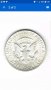 AU-UNC 50 Cents JFK 1964 Philadelphia Mint, снимка 2