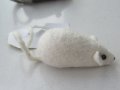 Мишка -екологично чиста играчка от филц,ръчна изработка,нова, снимка 2