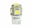LED Диодна крушка T10 5-SMD LED Bulbs-Xenon White, снимка 1 - Аксесоари и консумативи - 23994315