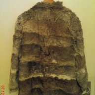 Палто дамско от заешки кожи отлична ръчна изработка...не се скуби, снимка 2 - Палта, манта - 12739103