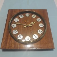 Ретро стенен часовник-Янтар , снимка 9 - Антикварни и старинни предмети - 24301565