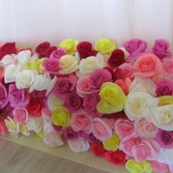 рози от хартия, снимка 10 - Декорация за дома - 18060019