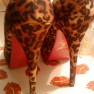  обувки леопард , снимка 3 - Дамски обувки на ток - 11528858