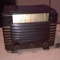 антика-бакелитово-лампово радио-внос франция, снимка 5 - Ресийвъри, усилватели, смесителни пултове - 19440136
