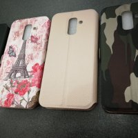 Samsung Galaxy A6,Samsung Galaxy A6+  калъф тип тефтер със силиконово легло, снимка 2 - Калъфи, кейсове - 21870046