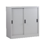 Метален шкаф за документи с плъзгащи врати-90/90/40см