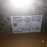 &sony ta-ax500 amplifier-made in japan-внос швеицария, снимка 18 - Ресийвъри, усилватели, смесителни пултове - 21637055
