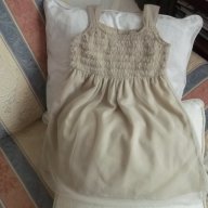 Детска рокля екрю, за 2 - 3 години, снимка 6 - Бебешки рокли - 10071338