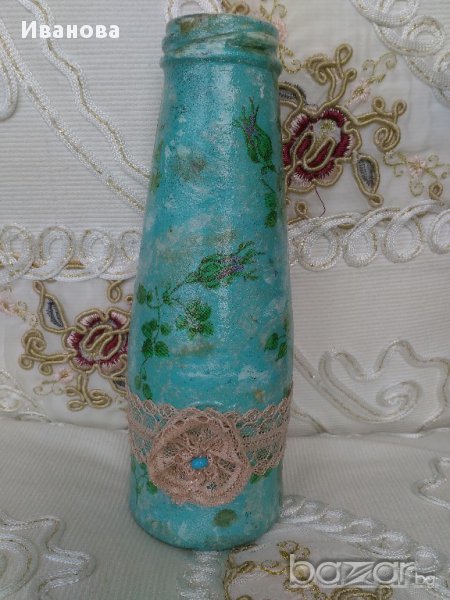 Малка декоративна ваза "Тайната на розите", снимка 1