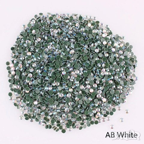 1440 супер ситни различи цветове камъчета диамантчета за декорация и украса нокти маникюр плик, снимка 1