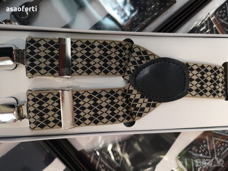 Красиви с модерни десени мъжки тиранти, снимка 1