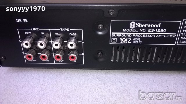 Sherwood es1280 surround processor amplifier-внос швеицария, снимка 9 - Ресийвъри, усилватели, смесителни пултове - 18296127