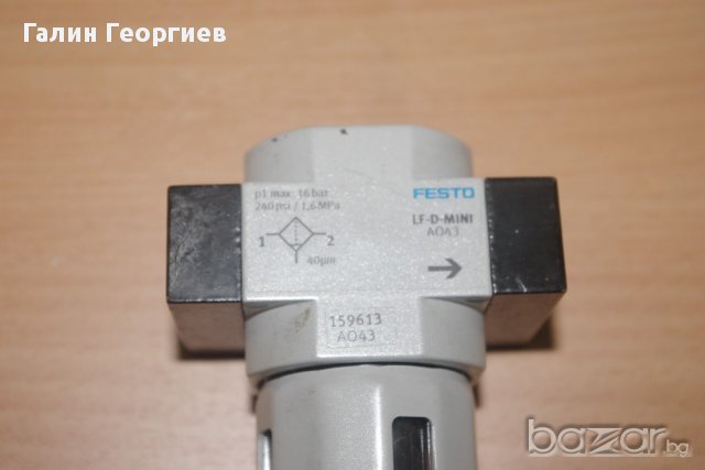 Пневматичен филтър Festo LF-D- mini, снимка 2 - Други машини и части - 13994106