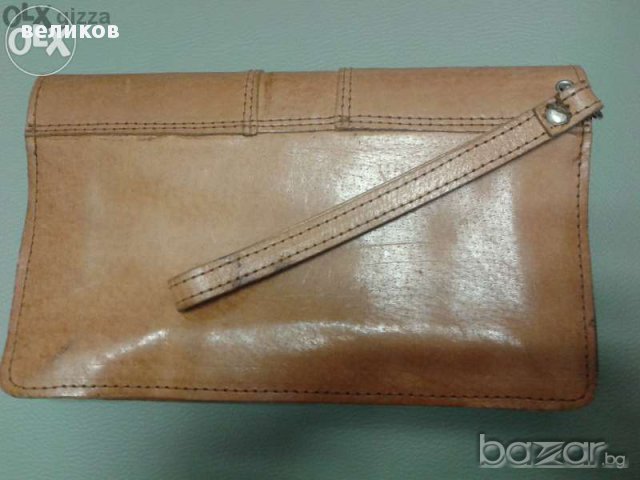 мъжка кожена чанта естествена дебела кожа нова старо качество, снимка 2 - Чанти - 11792512