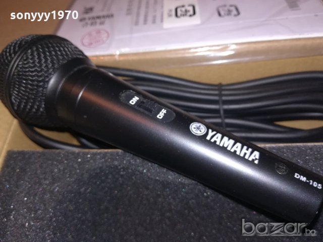 yamaha-нов микрофон с кабел-внос швеицария, снимка 2 - Микрофони - 20376890