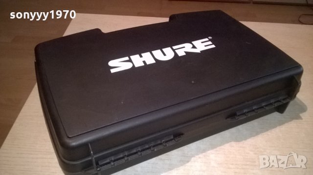 shure-куфар за безжичен микрофон и приемник, снимка 14 - Микрофони - 25104596