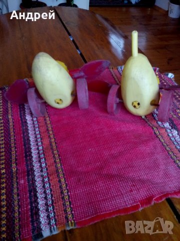 Стара детска играчка патета, снимка 5 - Антикварни и старинни предмети - 23729362