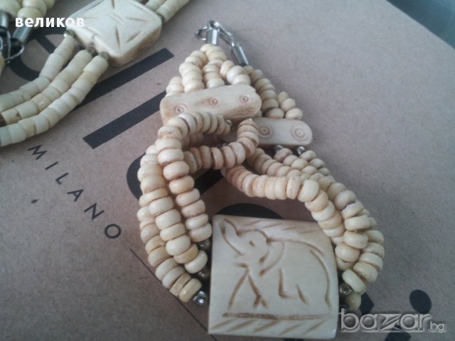 разкошен африкански лот слонова кост получавате, снимка 3 - Колиета, медальони, синджири - 12176042
