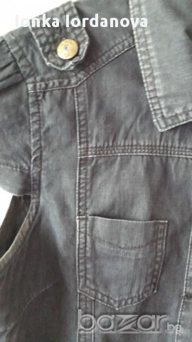 Дънкова рокля, размер М-Л, снимка 3 - Рокли - 17803334