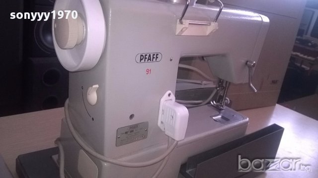 Pfaff+мотор+педал+куфар-оригинал-внос швеицария, снимка 4 - Други машини и части - 13140155