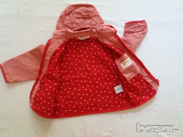 Карирано червено яке /H&M/, снимка 3 - Детски якета и елеци - 15901690
