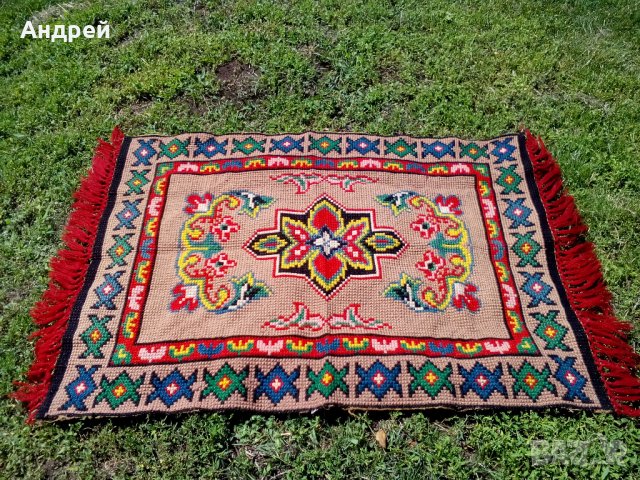 Старинен килим, снимка 2 - Антикварни и старинни предмети - 22660999