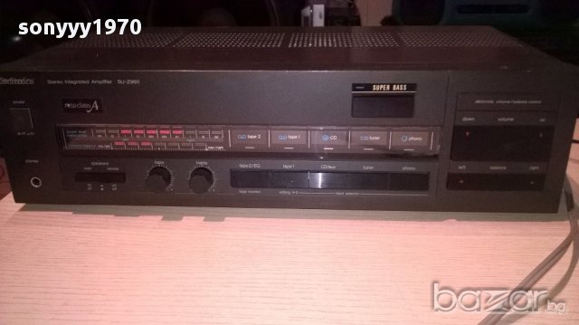 Technics su-z960 amplifier-made in japan-480watts-внос швеицария, снимка 2 - Ресийвъри, усилватели, смесителни пултове - 14231432